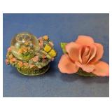 Westland Floral Basket Globe & Rose Set