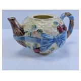 Fruit Basketweave Teapot