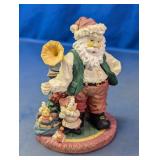 Santa Claus Gramophone Resin Figurine