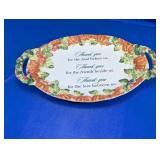 Harvest Pumpkin & Grape Serving Platter