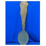 Decorative Embossed Tin Wall Large Spoon