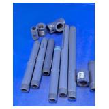 Gray Threaded Pipe Nipples & Fittings