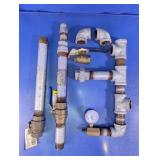 Galvanized Pipe Fittings, Valves & Pressure Gauge