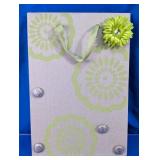 Floral Fabric Canvas Board w/ Magnetic Knobs