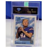 Donald Trump Rated Rookie Football Card