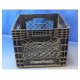 Dean Foods Black Plastic Milk Crate
