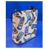 Multi-State Cowgirl Boot Pattern Tote Bag