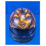 Custom Flame Graphic Motorcycle Helmet
