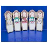 Wooden Angel Folding Mini Screen