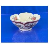 Satsuma Floral Peacock Decorative Bowl
