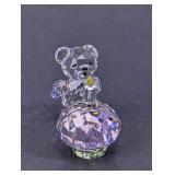 Swarovski Crystal Birthday Bear Figurine