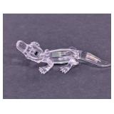 Swarovski Silver Crystal Alligator Figurine