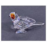 Swarovski Silver Crystal Small Parrot Figurine