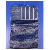 Salon De Maison Graphic Metallic Blackout Curtains