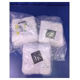 Home Expressions Bright White Washcloth Sets