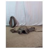 Antique Leather Horse Collar & Harness Tree Lot
