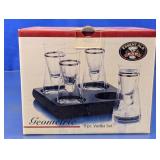 Essentials For The Bar Geometric 9-Piece Vodka Set