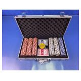 Poker Game Chip Set With Carrying Case