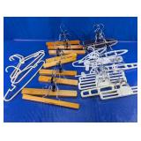 Assorted Clothes, Pant & Suit Hanger Lot