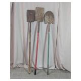 Long-Handle Garden Shovels Assortment