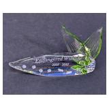 Swarovski SCS Endangered Wildlife Title Plaque