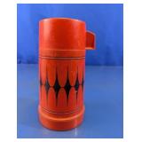 Vintage Aladdin Red Diamond Thermos Bottle