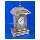 Vintage Style Gold Wooden Mantle Clock Box