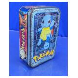 Vtg Pokï¿½mon Squirtle Collector Metal Tin