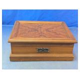 Vtg Decantur Industries Walnut Humidor