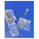 Vtg Assorted Fishing Hooks & Snaps Lot