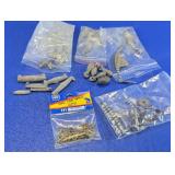 Assorted Fishing Sinkers & Brass 3-Way Swivels