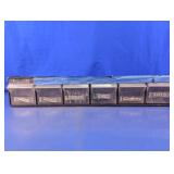 6-Bin Plastic Fastener Storage Organizer