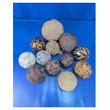 Wooden Decorative Balls Assortment
