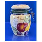 Olive & Thyme Ceramic Fruit Canister