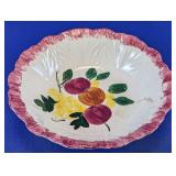 Hand-Painted Fruit Ceramic Serving Bowl