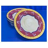 Pier 1 Vallarta Handpainted Dinner Plates Set