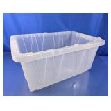 17 Gallon Clear Plastic Storage Tote
