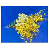Artificial Forsythia & Daffodil Floral Stems Lot
