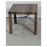 Dorel Home Accent End Table Canyon Walnut Finish