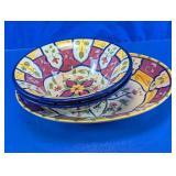 Pier 1 Vallarta Handpainted Serving Trio