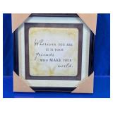 Interiors by Design Friendship Sentiment Wall Art