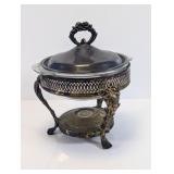 Vintage Silver-Plated Chafing Dish Set
