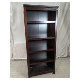 Dark Espresso 5-Shelf Bookcase