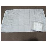 White Solid Polyester Flags/Banners Lot