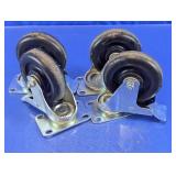 Heavy-Duty Swivel Caster Wheels Lot