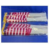 Small US Stick Flags Decorative Patriotic Lot