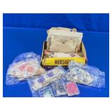 Bulk Vtg Loose Postage Stamp & Ephemera Lot