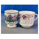 Vintage Floral Ceramic Teacups