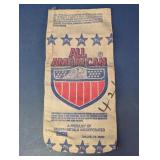 Vtg All American Chilled Lead Shot Canvas Bag