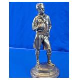Vtg Boy Scout Metal Figurine Statue